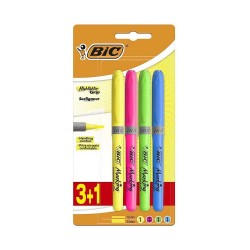 BİC FOS.KALEM MARKING HIGHLIGHTER GRIP 4LÜ BLS 951473
