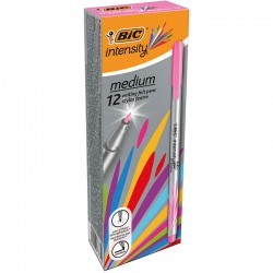 BİC INTENSITY MEDIUM LINER PEMBE 12Lİ KT 964783
