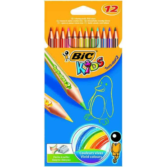 BİC TROPİCOLORS2 BOYA KALEMİ 12 RENK T.BOY 83256610