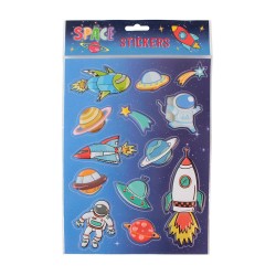 DOLPHİN SPC-4673 UZAY 3D STICKER