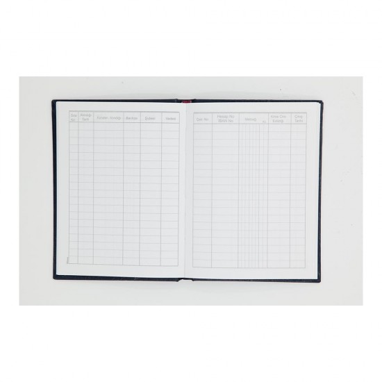 DİLMAN ÇEK KAYIT DEFTERİ 12X17 96YP