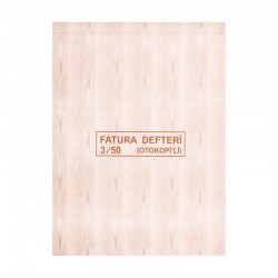 DİLMAN FATURA DEFTERİ OTOKOPİLİ 3X50