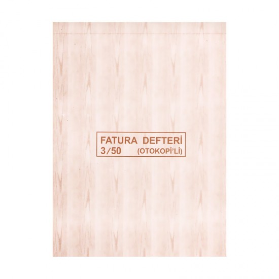 DİLMAN FATURA DEFTERİ OTOKOPİLİ 3X50