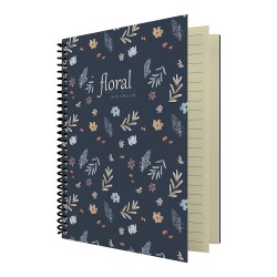 DİLMAN FLORAL SERİSİ DEFTER 16X22 80YP ÇİZGİLİ