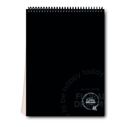 DİLMAN SPR SRT KPK BLACK BOOK DİK 16X22 80YP KARELİ