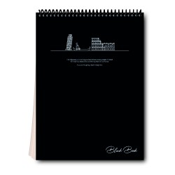 DİLMAN SPR SRT KPK BLACK BOOK DİK 16X22 80YP KARELİ