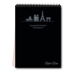 DİLMAN SPR SRT KPK BLACK BOOK DİK 16X22 80YP ÇİZGİLİ
