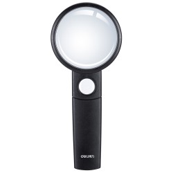 DELİ 9090 BÜYÜTEÇ SİYAH 70MM 2.5X 100003480