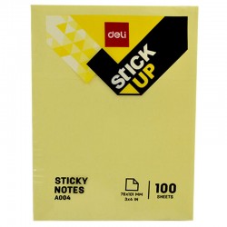 DELİ A00453 YAPIŞKANLI NOT KAĞIDI SARI 76X101MM 100YP 100019781
