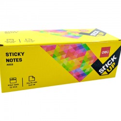 DELİ A02302 YAPIŞKANLI NOT KAĞIDI NEON RENKLER 76X76MM 100019755