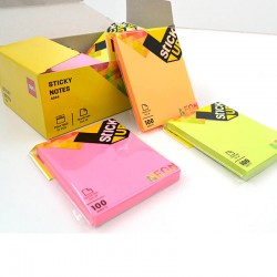 DELİ A02402 YAPIŞKANLI NOT KAĞIDI NEON 76X101MM 100YP 100019756