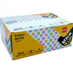 DELİ A55302 YAPIŞKANLI NOT KAĞIDI 30X2 100120013