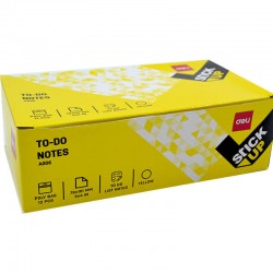 DELİ A00652 YAPIŞKANLI NOT KAĞIDI TO-DO SARI 76X101MM 100YP 100019775