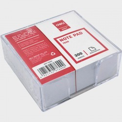 DELİ 7600 NOT KAĞIDI NOTLUK BEYAZ  91X87MM 300YP 100003370