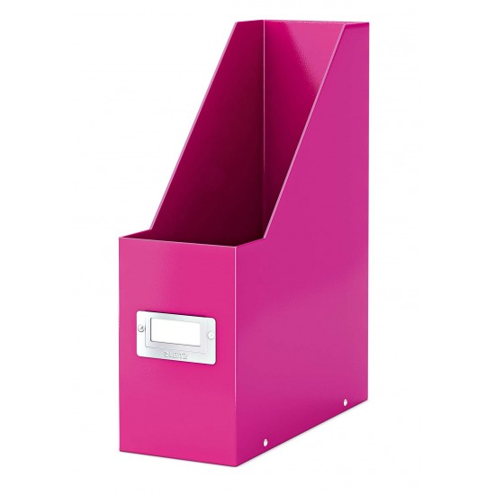 LEITZ 6047-23 WOW KUTU KLASÖR METALİK PEMBE