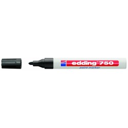 EDDİNG PAİNT MARKÖR 750-01 SİYAH