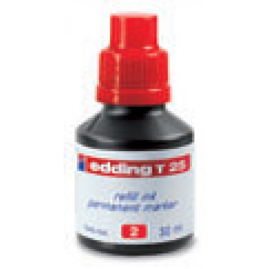 EDDİNG MÜREKKEP T25 KIRMIZI 25ML