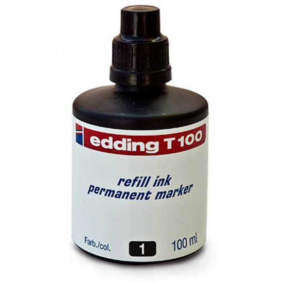 EDDİNG MÜREKKEP T100 SİYAH 100ML