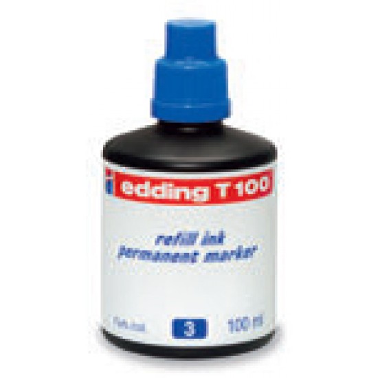 EDDİNG MÜREKKEP T100 MAVİ 100ML