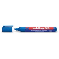 EDDİNG PİGMENT MARKÖR 33-03 MAVİ