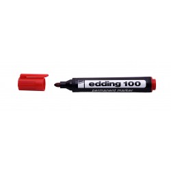 EDDİNG PERMANENT MARKÖR 100-02 KIRMIZI