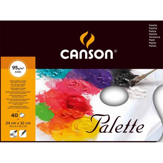 CANSON 400039078 PAD C2C CAMPALETTE 40 S 95 GR