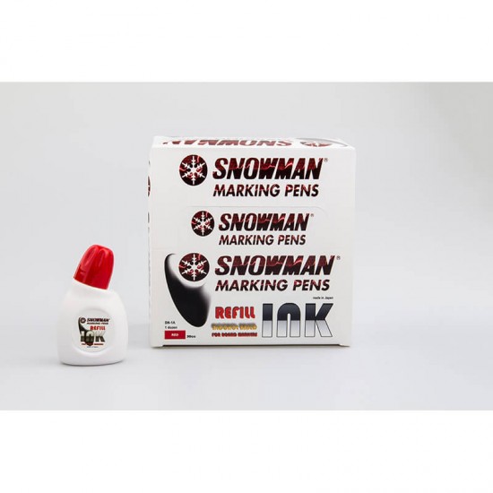 SNOWMAN BN-IA TAHTA KALEM MÜREKKEBİ KIRMIZI 30 cc