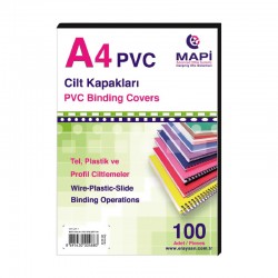 MAPİ 204 02 01 A4 CİLT KAPAĞI 160MİC SİYAH