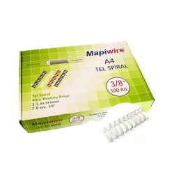 MAPİ 210 04 00 TEL SPİRAL 3/8 KUTU BEYAZ