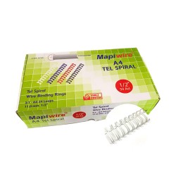 MAPİ 210 06 00 TEL SPİRAL 1/2 KUTU BEYAZ