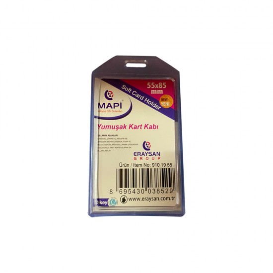 MAPİ 910 19 55 YUMUŞA KART KABI 55X85 DİKEY 50Lİ
