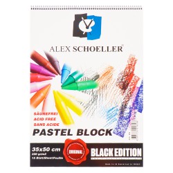 ALEX ALX-894 ART PASTEL FON BLOK 35X50 SİYAH