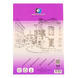 ALEX ALX-1570 ESKİZ BLOK A4 180GR 25YP