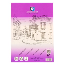 ALEX ALX-1241-1570 ESKİZ BLOK A5 180GR 25YP