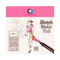 ALEX ALX-0403 SPR SKETCH BOOK 15X15 200GR 40YP