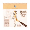 ALEX ALX-0410 SPR SKETCH BOOK 20X20 200GR 40YP