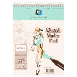 ALEX ALX-0434 SPR SKETCH BOOK A5 200GR 40YP
