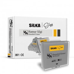 SİLKA ART-26 GRİ HAMUR SİLGİ 12Lİ