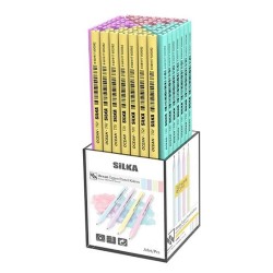 SİLKA ART-K06 KL1.TSP-72 KALY PASTEL ÜÇGEN KURŞUN KALEM 72Lİ KT