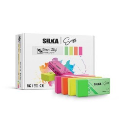 SİLKA ART-23 NEON 4 RENK SİLGİ 30LU