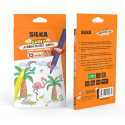 SİLKA KL2.TJ12 JUMBO ÜÇGEN 12Lİ KURUBOYA