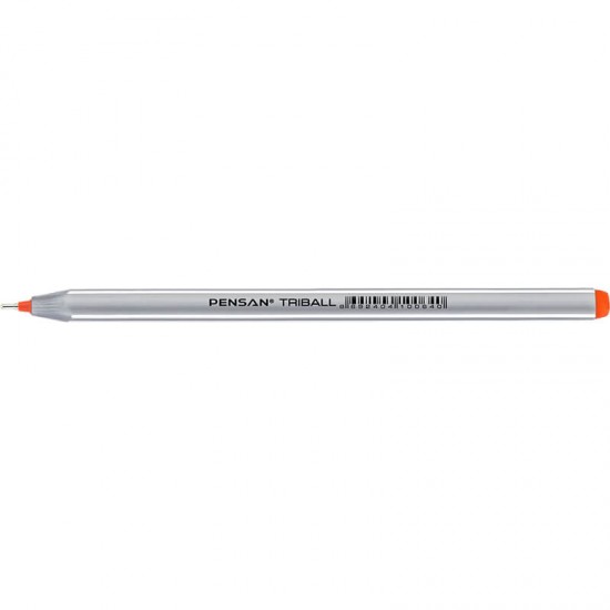 PENSAN 01003 TRİBALL TÜKENMEZ KALEM 1.0MM TURUNCU