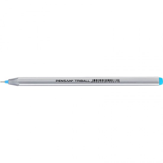 PENSAN 01003 TRİBALL TÜKENMEZ KALEM 1.0MM TURKUAZ