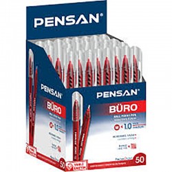 PENSAN 2270 BÜRO TÜKENMEZ KALEMİ 1MM KIRMIZI