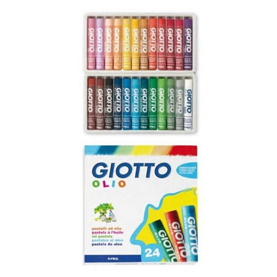 GIOTTO 293800 OIL PASTEL 24LÜ KT