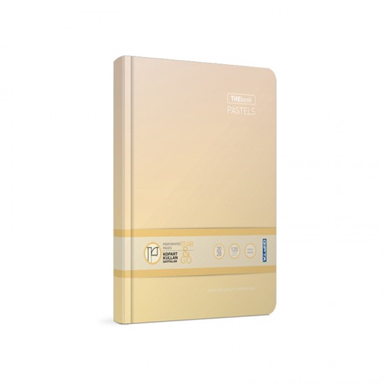 GIPTA 3314 THEBOOK PASTEL İP DKŞ SRT KPK DEF 14X20 160YP DÜZ