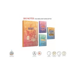 GIPTA 4046 BIG NOTES İP DKŞ SRT KPK DEF A5 120YP DÜZ