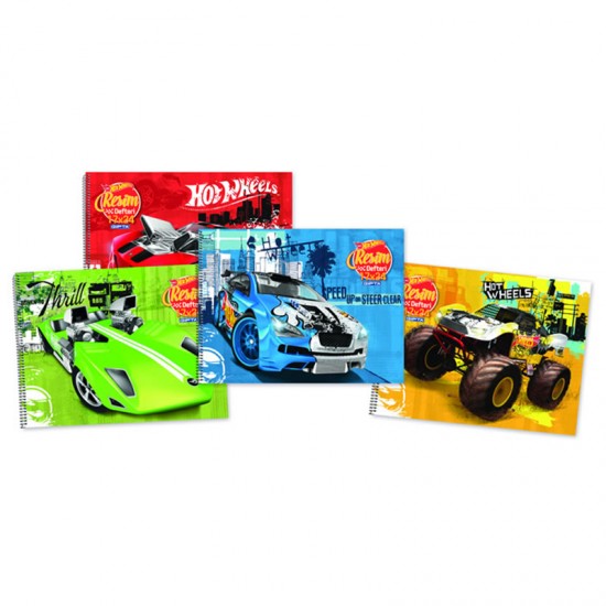 GIPTA 5437 HOT WHEELS RESİM DEFTERİ 25X35 15YP