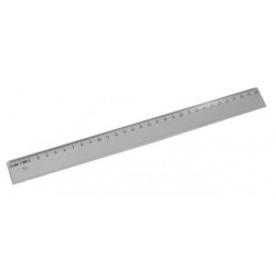 HATAS 0131 PLASTİK CETVEL ŞEFFAF EKONOMİK 30CM