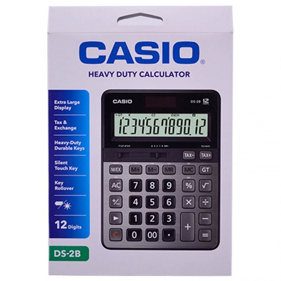 CASIO DS-2B  HESAP MAKİNASI 12 HANE PROF TİPİ